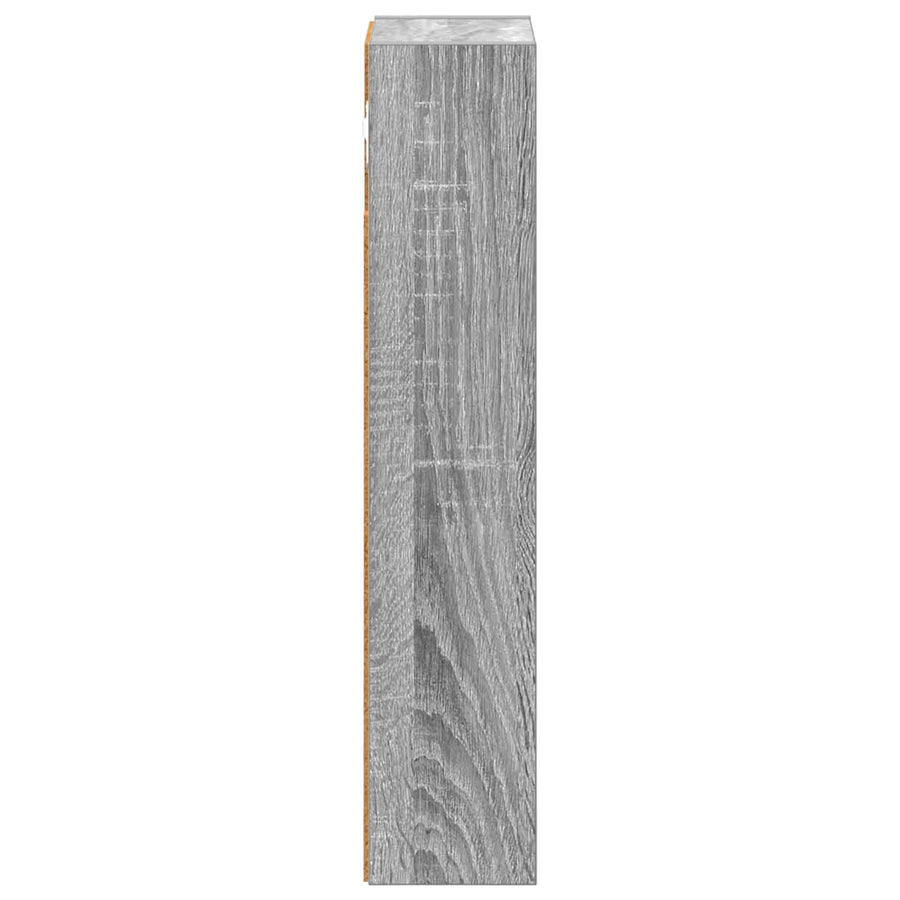 Badkamer wandkast met plank Grijze Sonoma 20 x 10 x 50 cm