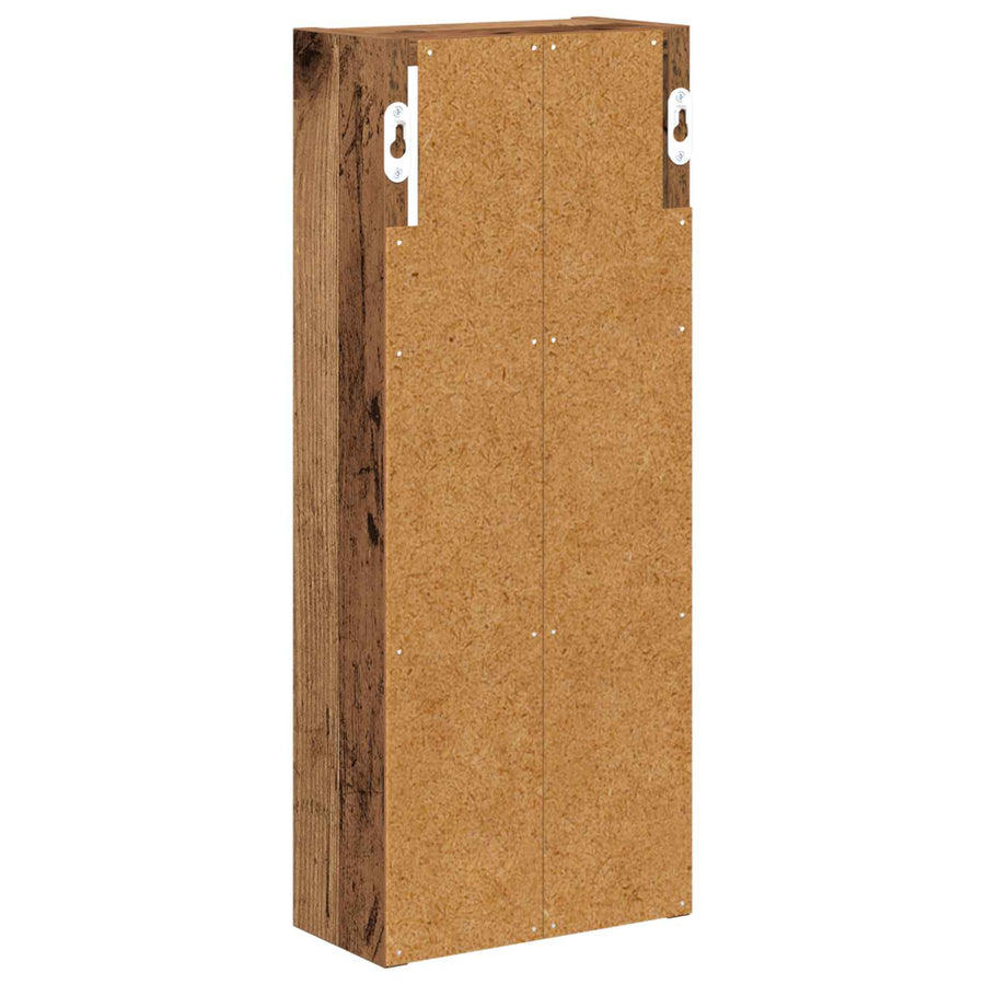 Badkamer wandkast Oudhout 20 x 10 x 50 cm Geconstrueerd hout
