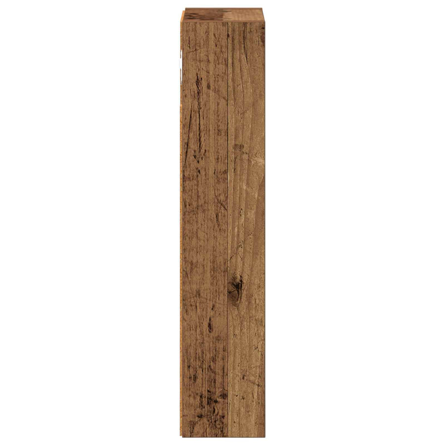 Badkamer wandkast Oudhout 20 x 10 x 50 cm Geconstrueerd hout