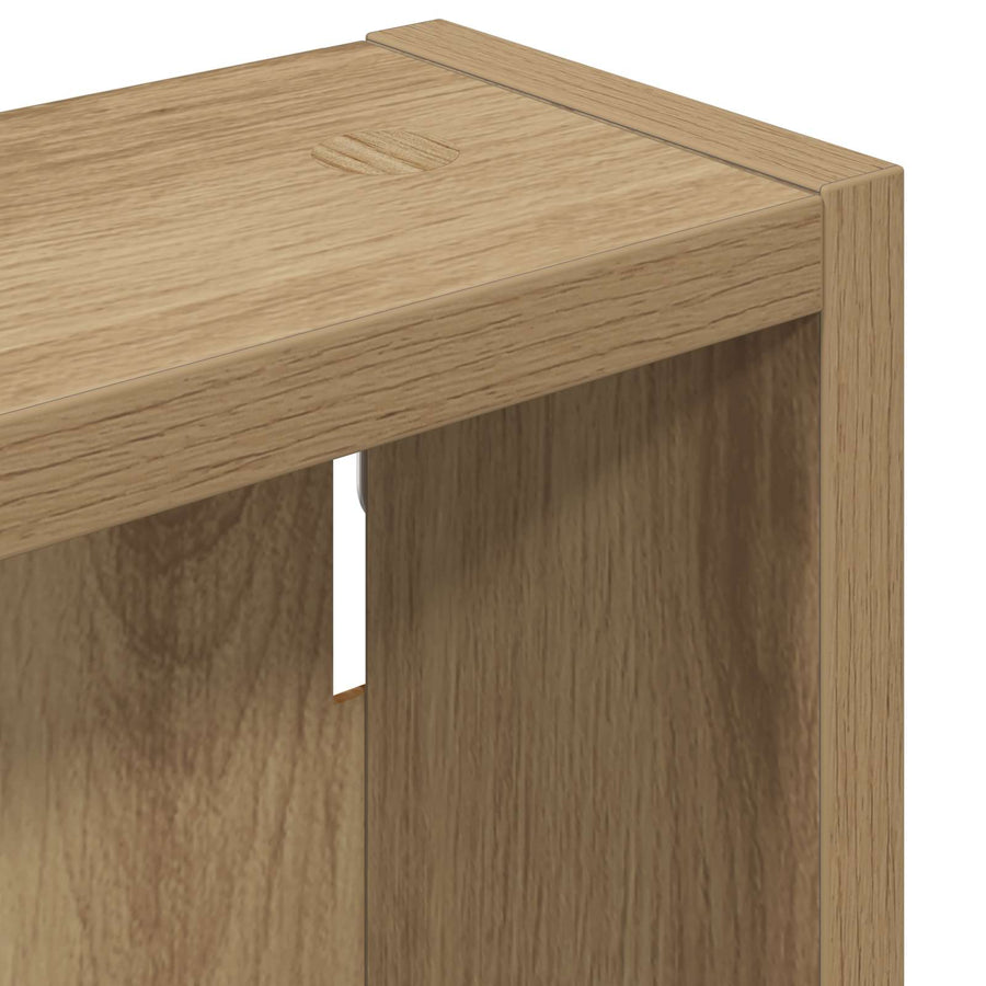 Badkamer wandkast met plank Ambachtelijk eiken 20 x 10 x 50 cm