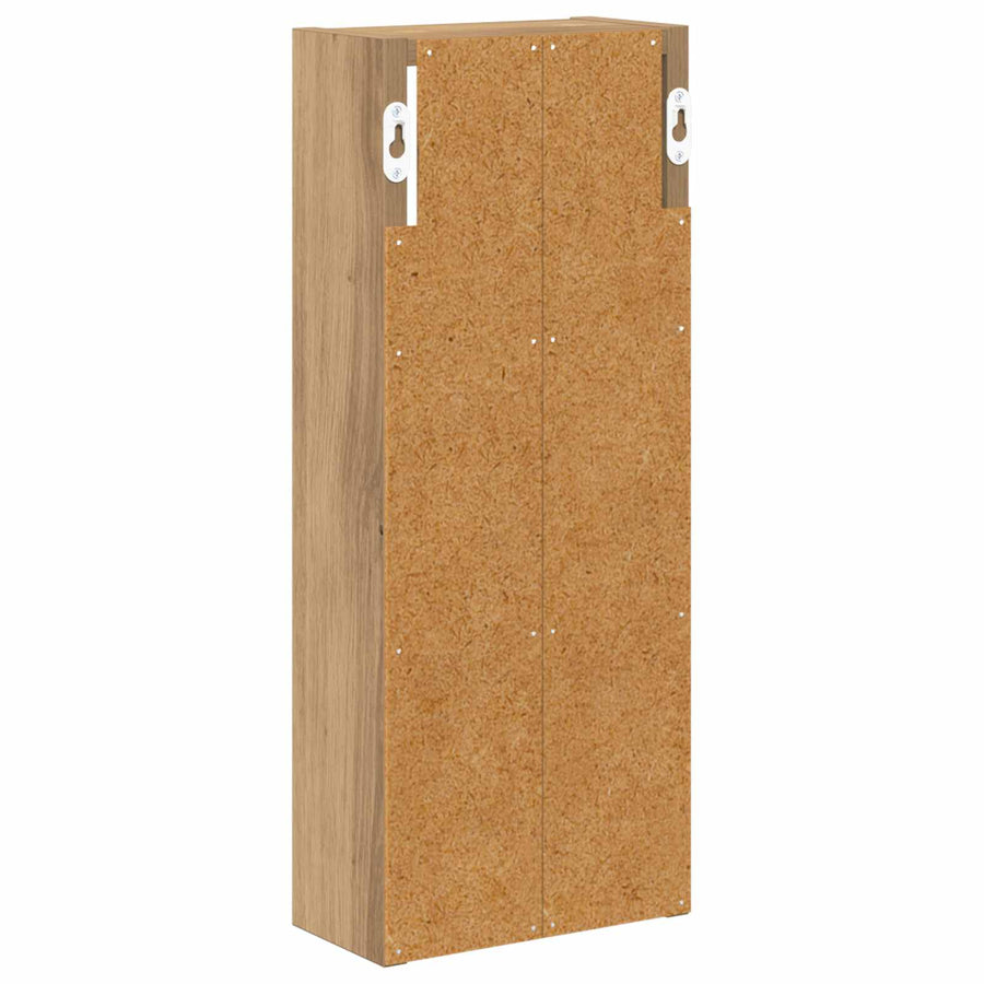 Badkamer wandkast met plank Ambachtelijk eiken 20 x 10 x 50 cm