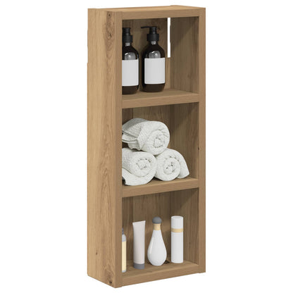 Badkamer wandkast met plank Ambachtelijk eiken 20 x 10 x 50 cm
