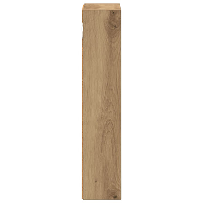 Badkamer wandkast met plank Ambachtelijk eiken 20 x 10 x 50 cm