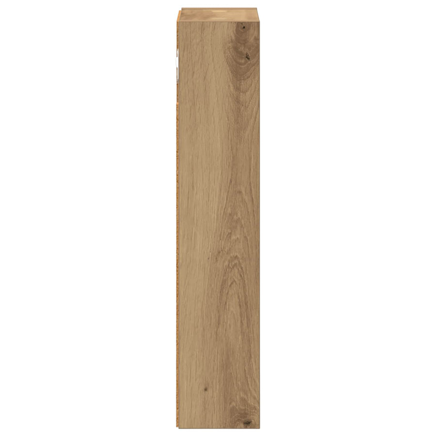 Badkamer wandkast met plank Ambachtelijk eiken 20 x 10 x 50 cm