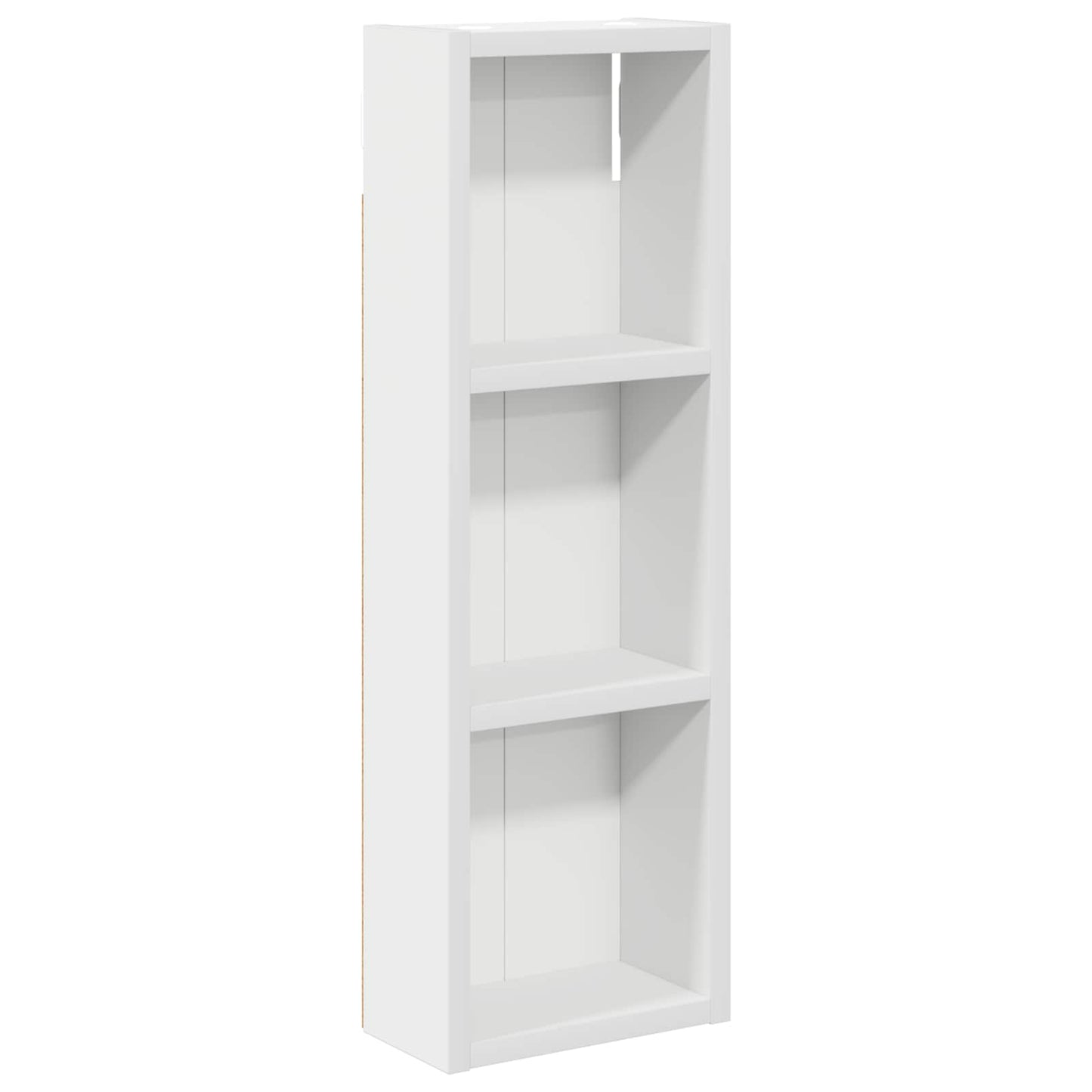 Badkamer wandkast Wit 20 x 10 x 60,5 cm Geconstrueerd hout