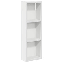 Badkamer wandkast Wit 20 x 10 x 60,5 cm Geconstrueerd hout