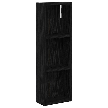 Badkamer wandkast met plank Zwarte Eik 20 x 10 x 60,5 cm