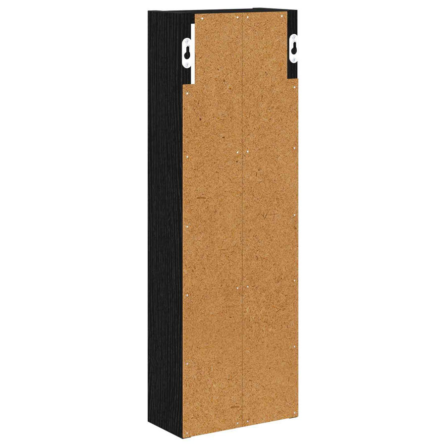 Badkamer wandkast met plank Zwarte Eik 20 x 10 x 60,5 cm
