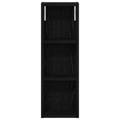 Badkamer wandkast met plank Zwarte Eik 20 x 10 x 60,5 cm