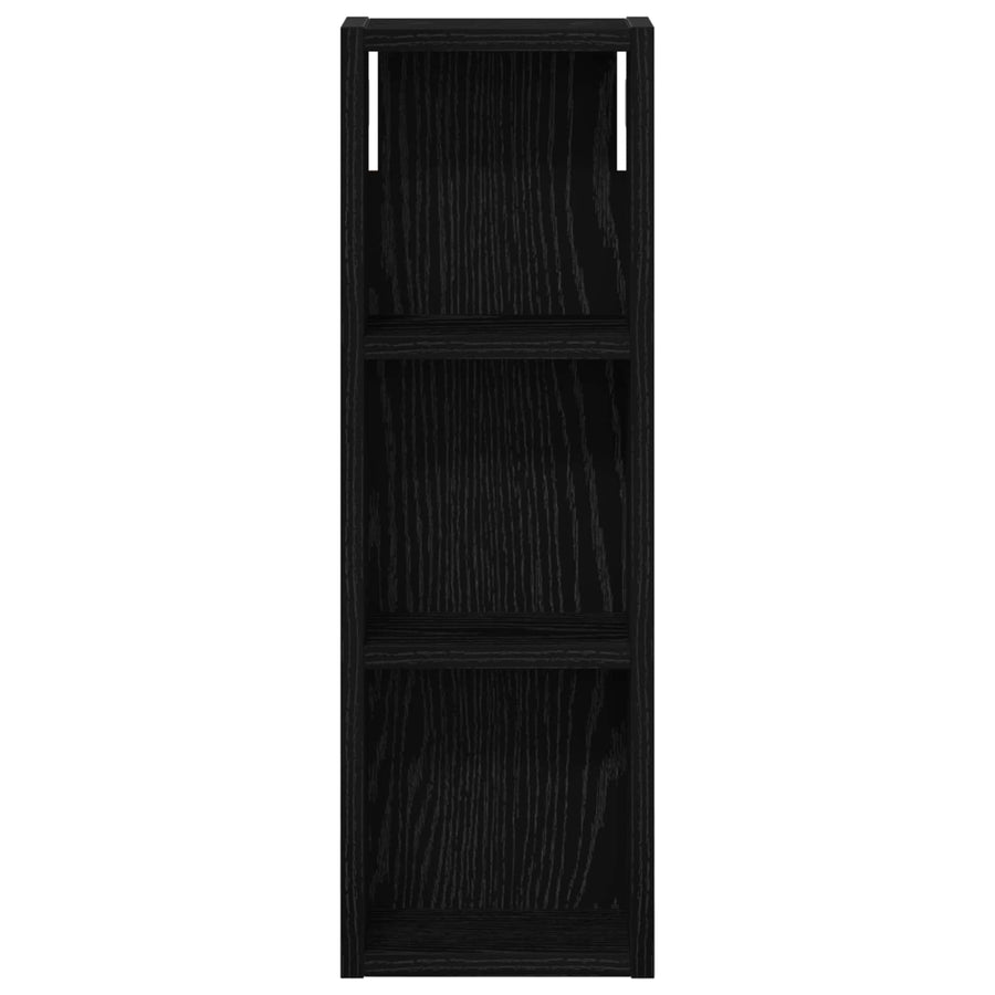 Badkamer wandkast met plank Zwarte Eik 20 x 10 x 60,5 cm