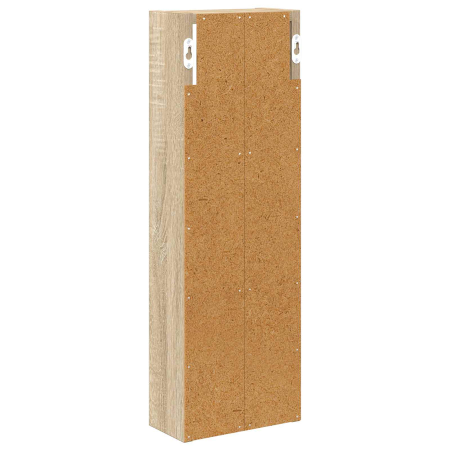 Badkamer wandkast met plank Sonoma Eiken 20 x 10 x 60,5 cm