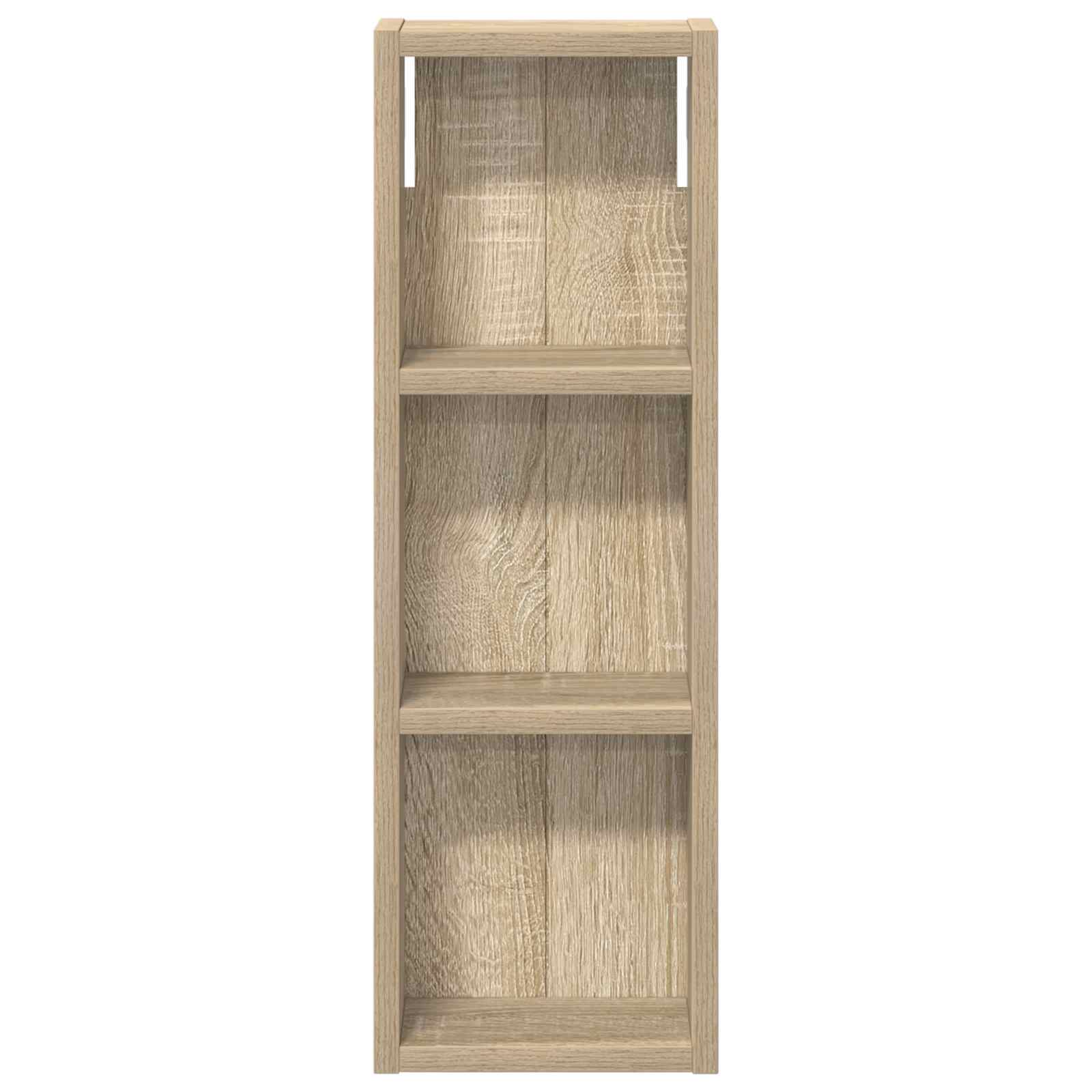 Badkamer wandkast met plank Sonoma Eiken 20 x 10 x 60,5 cm
