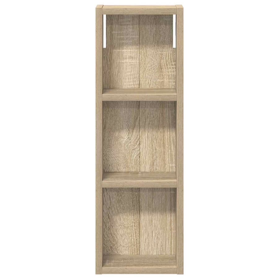 Badkamer wandkast met plank Sonoma Eiken 20 x 10 x 60,5 cm