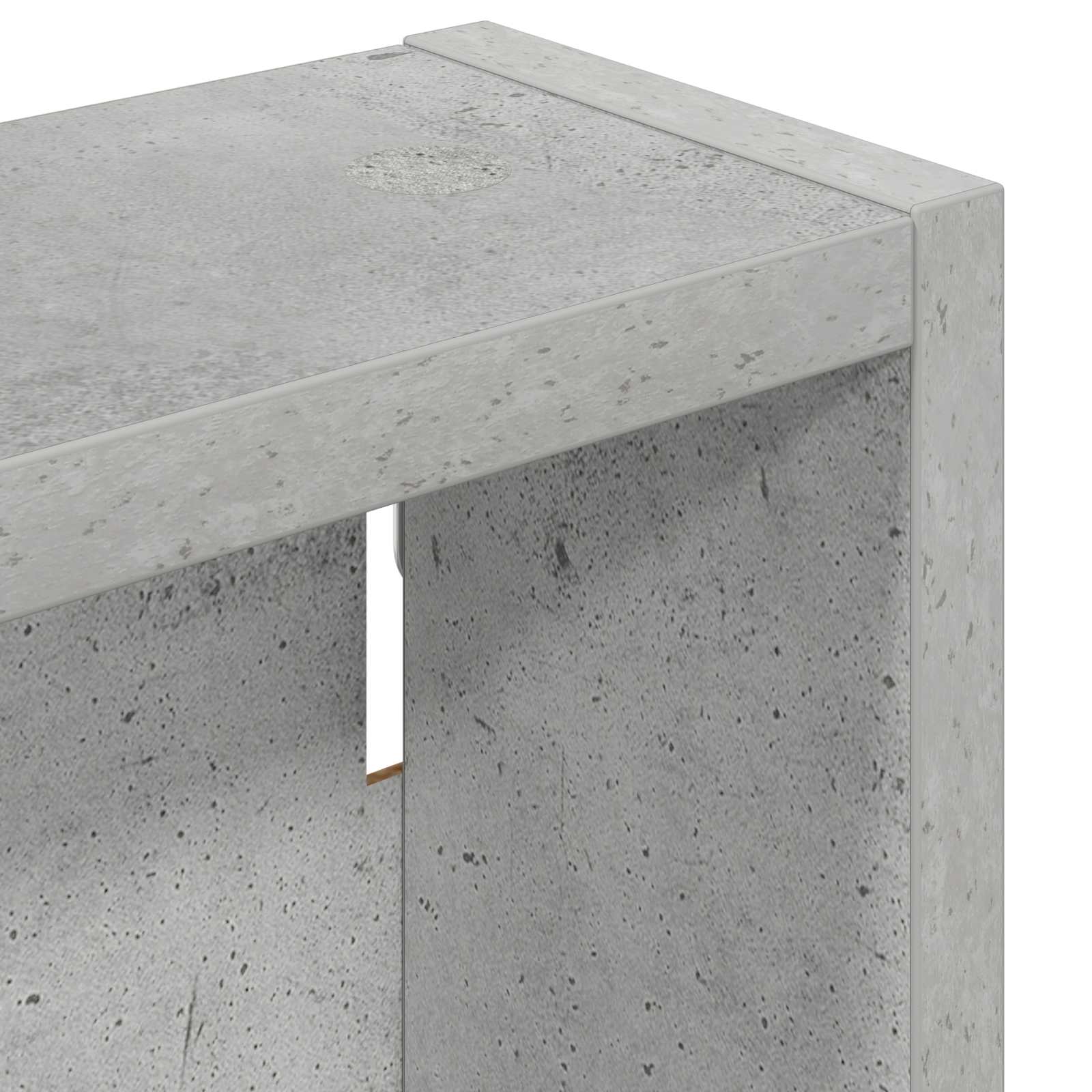 Badkamer wandkast met plank Beton Grijs 20 x 10 x 60,5 cm