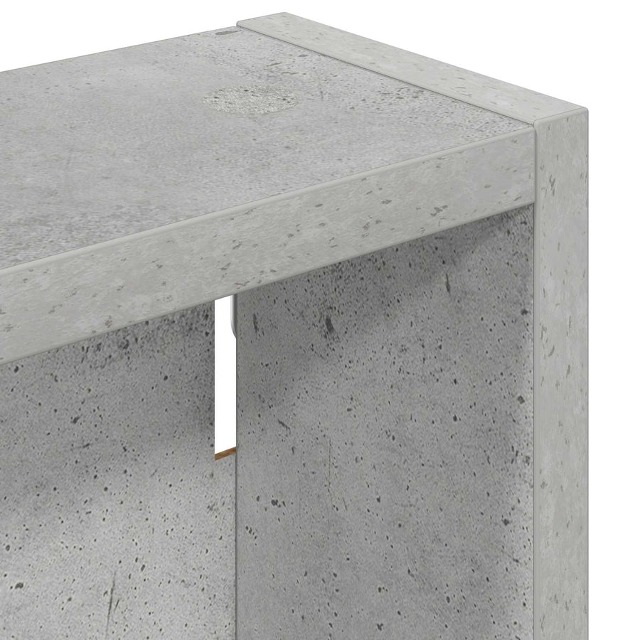 Badkamer wandkast met plank Beton Grijs 20 x 10 x 60,5 cm
