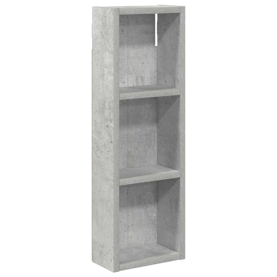 Badkamer wandkast met plank Beton Grijs 20 x 10 x 60,5 cm