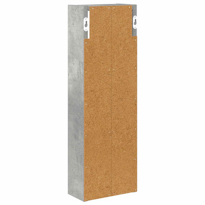 Badkamer wandkast met plank Beton Grijs 20 x 10 x 60,5 cm