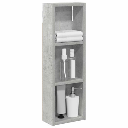 Badkamer wandkast met plank Beton Grijs 20 x 10 x 60,5 cm