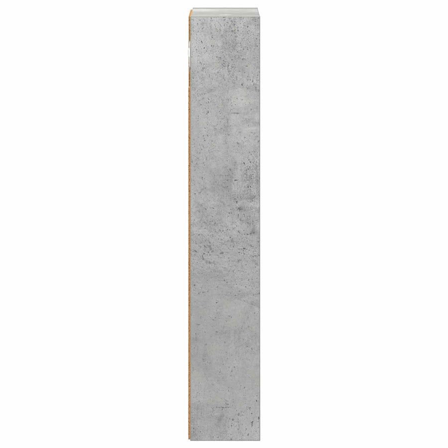 Badkamer wandkast met plank Beton Grijs 20 x 10 x 60,5 cm