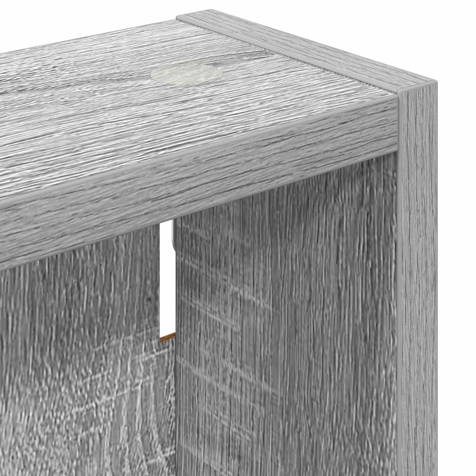 Badkamer wandkast met plank Grijze Sonoma 20 x 10 x 60,5 cm