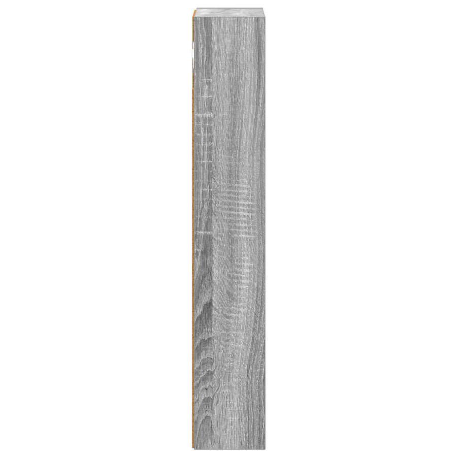 Badkamer wandkast met plank Grijze Sonoma 20 x 10 x 60,5 cm
