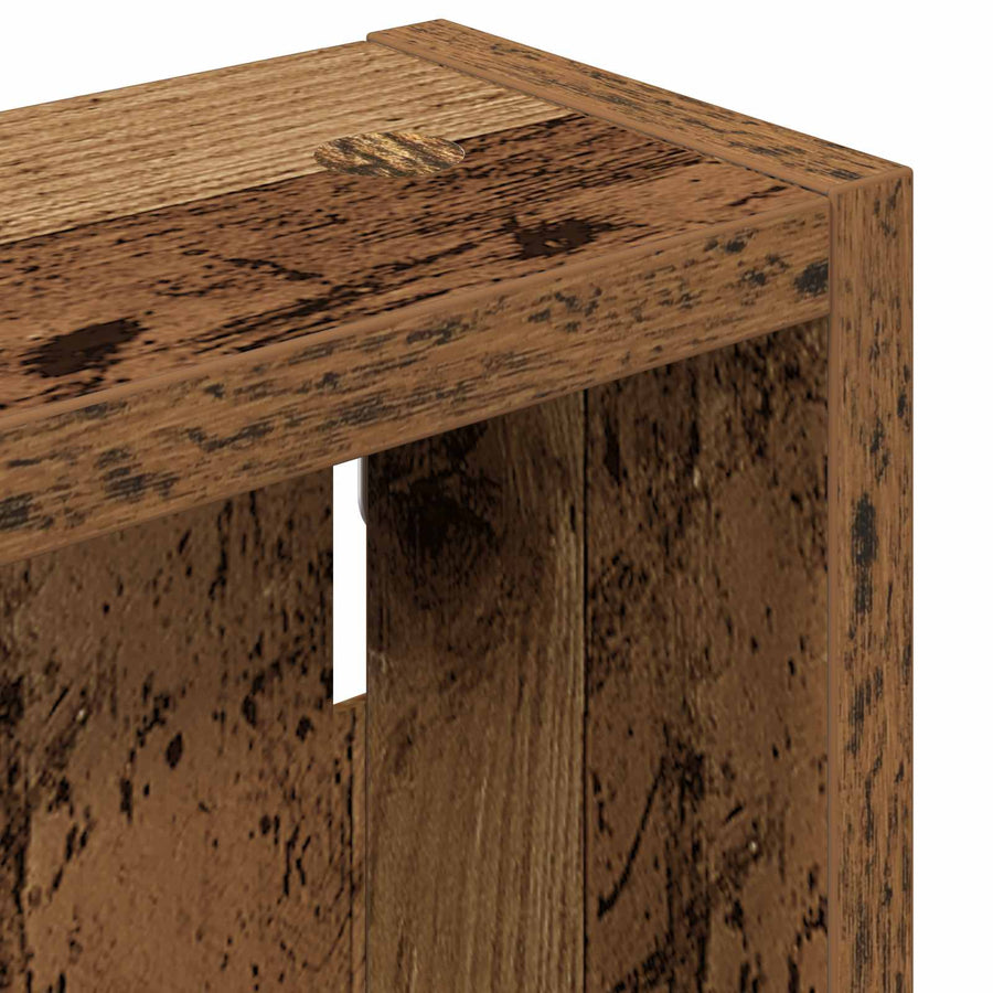 Badkamer wandkast Oudhout 20 x 10 x 60,5 cm Geconstrueerd hout