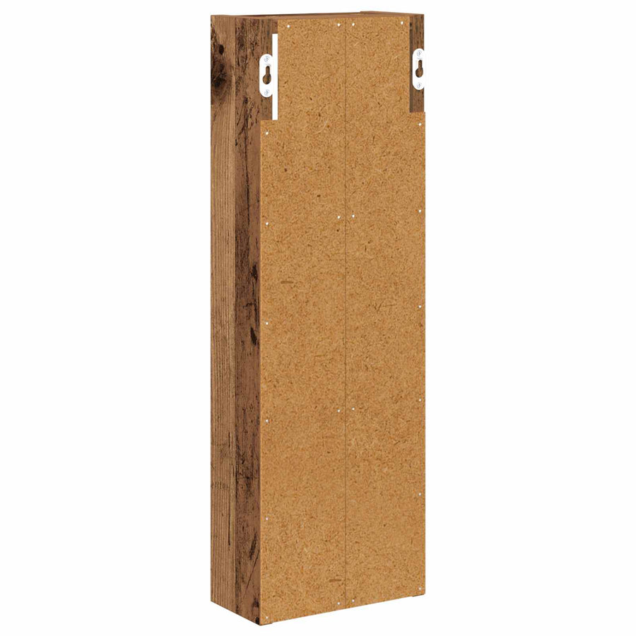 Badkamer wandkast Oudhout 20 x 10 x 60,5 cm Geconstrueerd hout