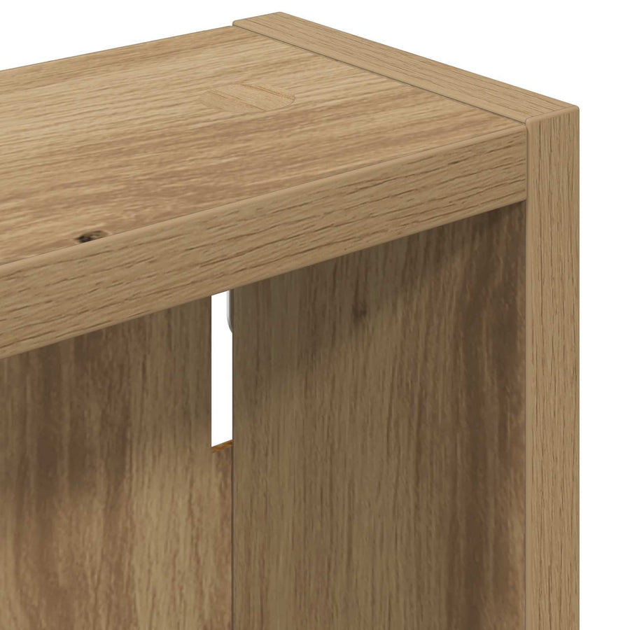 Badkamer wandkast Ambachtelijk eiken 20 x 10 x 60,5 cm