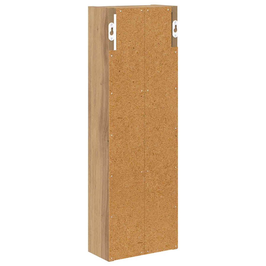 Badkamer wandkast Ambachtelijk eiken 20 x 10 x 60,5 cm