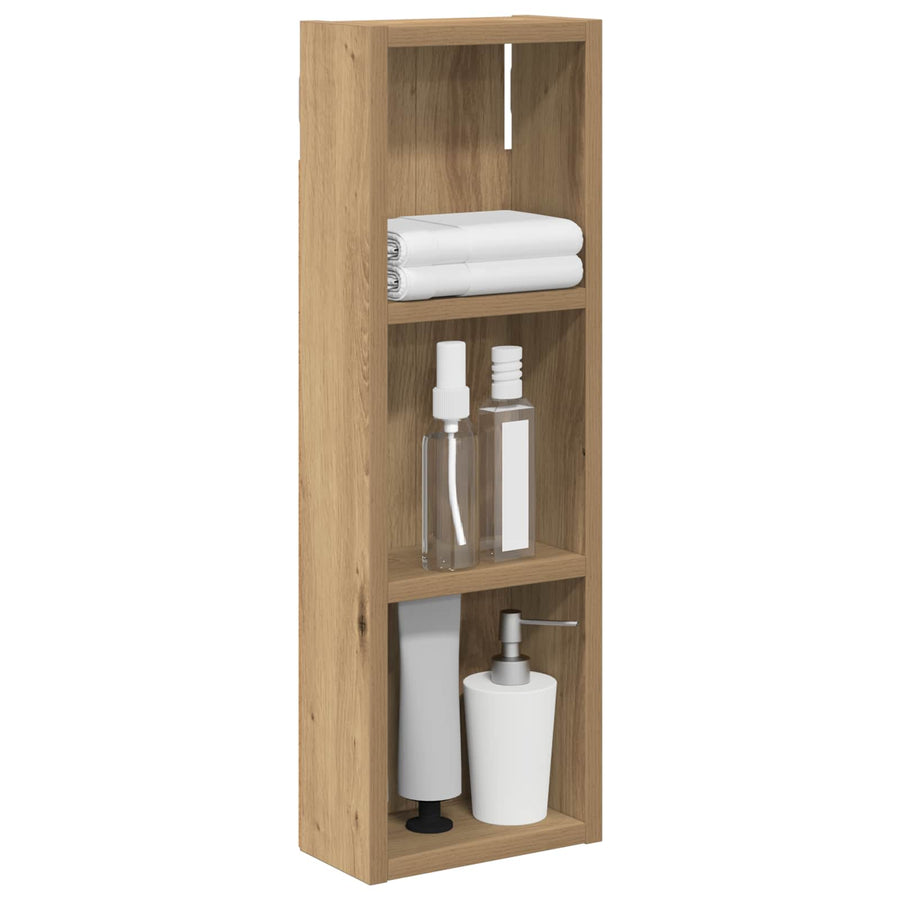 Badkamer wandkast Ambachtelijk eiken 20 x 10 x 60,5 cm
