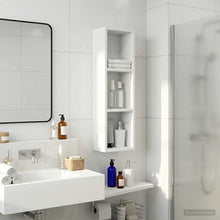 Badkamer wandkast Wit 20 x 14 x 70 cm Geconstrueerd hout