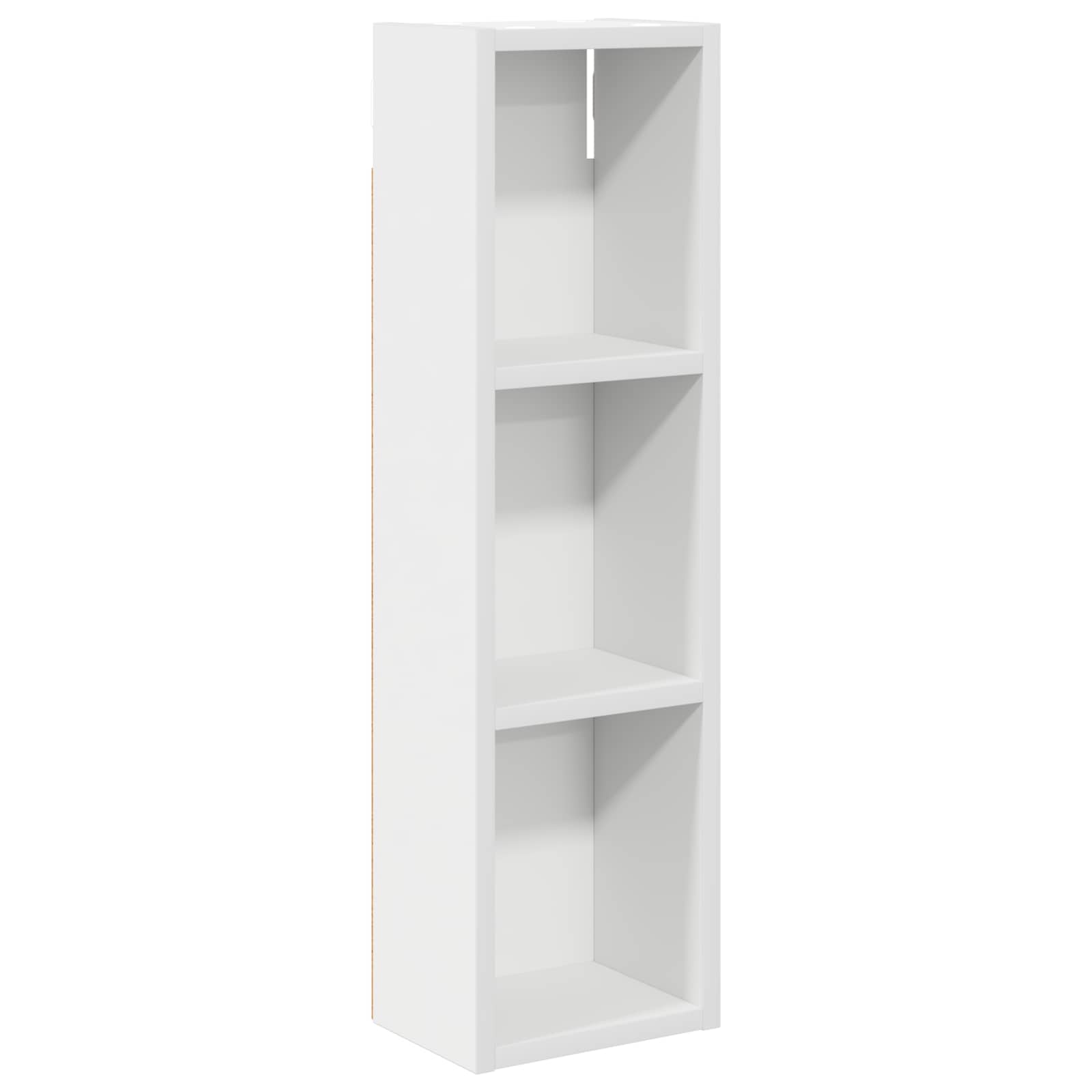 Badkamer wandkast Wit 20 x 14 x 70 cm Geconstrueerd hout
