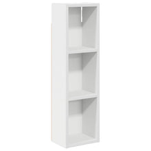 Badkamer wandkast Wit 20 x 14 x 70 cm Geconstrueerd hout
