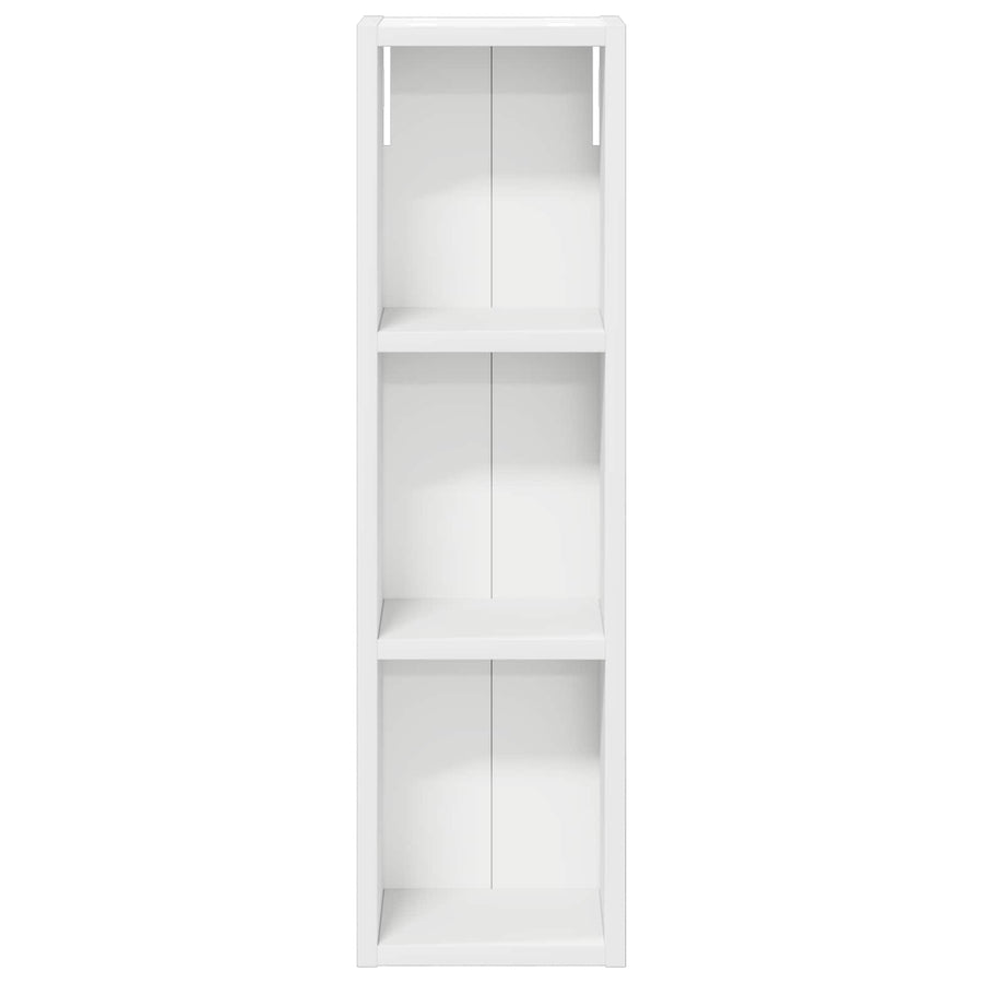 Badkamer wandkast Wit 20 x 14 x 70 cm Geconstrueerd hout