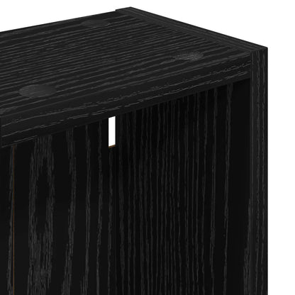 Badkamer wandkast Zwarte Eik 20 x 14 x 70 cm Geconstrueerd hout