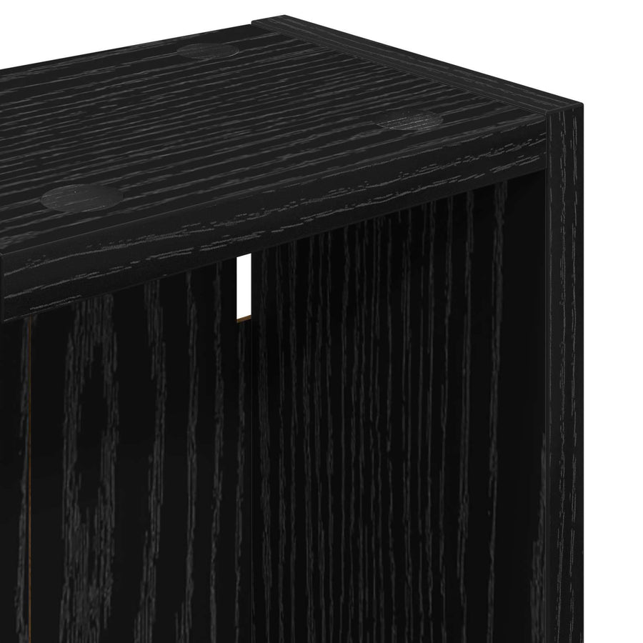 Badkamer wandkast Zwarte Eik 20 x 14 x 70 cm Geconstrueerd hout