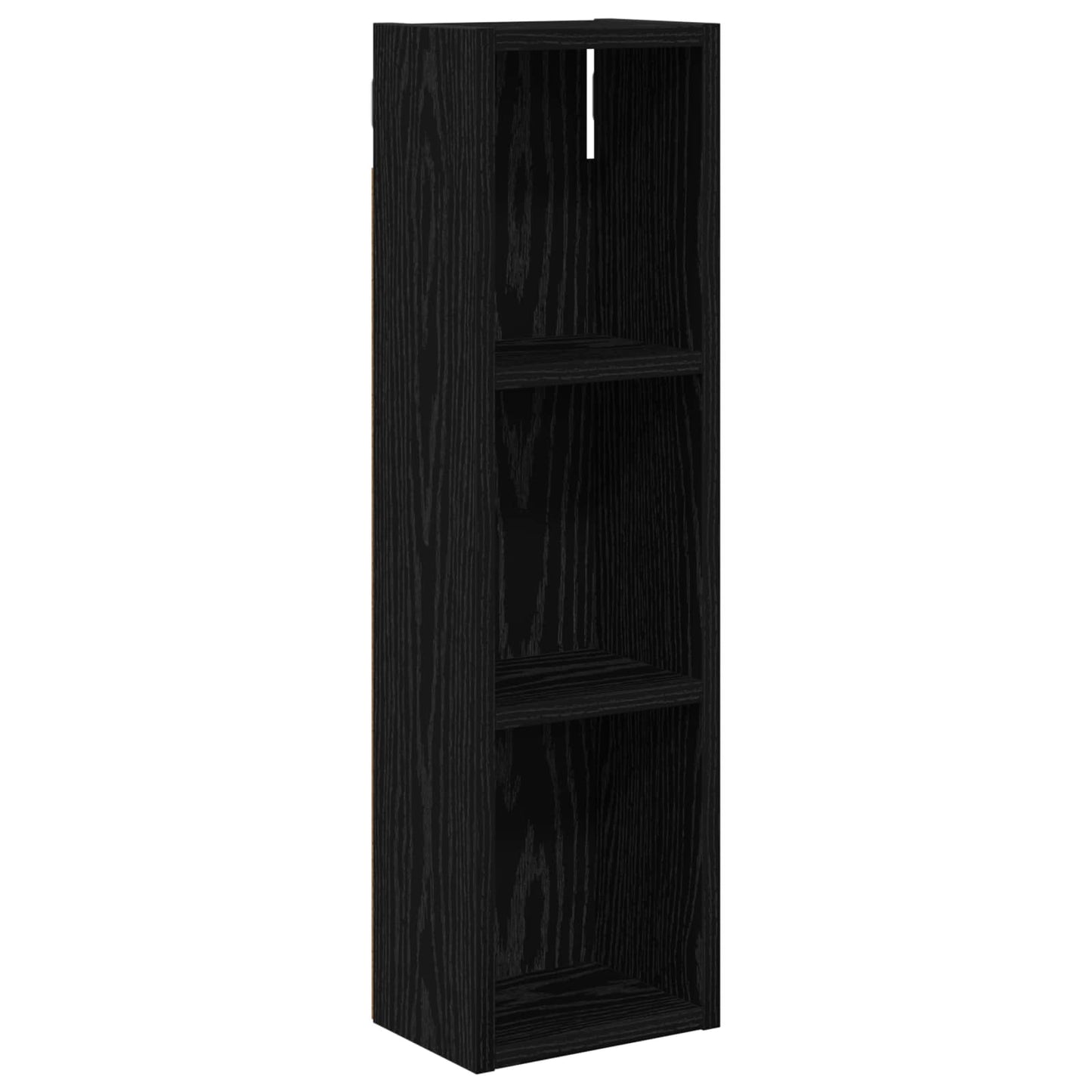 Badkamer wandkast Zwarte Eik 20 x 14 x 70 cm Geconstrueerd hout