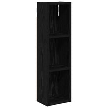 Badkamer wandkast Zwarte Eik 20 x 14 x 70 cm Geconstrueerd hout