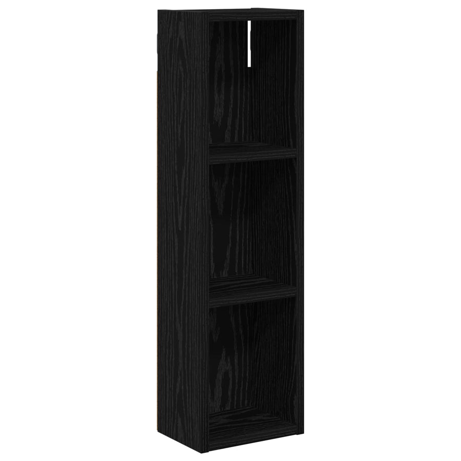 Badkamer wandkast Zwarte Eik 20 x 14 x 70 cm Geconstrueerd hout