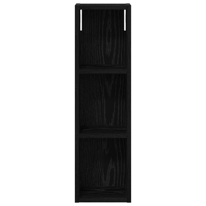 Badkamer wandkast Zwarte Eik 20 x 14 x 70 cm Geconstrueerd hout