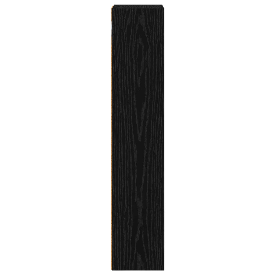 Badkamer wandkast Zwarte Eik 20 x 14 x 70 cm Geconstrueerd hout
