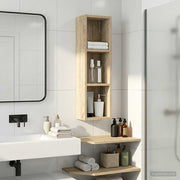Badkamerwandkast 20x14x70 cm Sonoma eiken