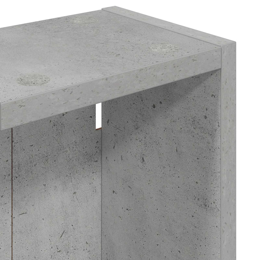 Badkamer wandkast met plank Beton Grijs 20 x 14 x 70 cm