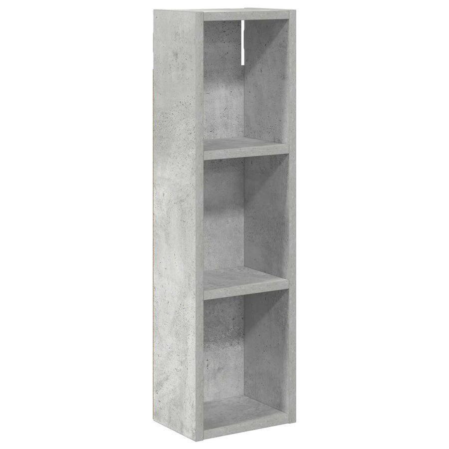 Badkamer wandkast met plank Beton Grijs 20 x 14 x 70 cm
