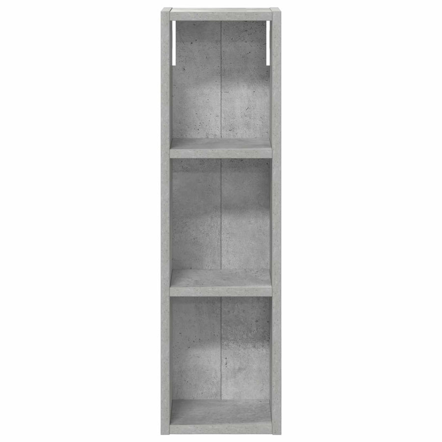 Badkamer wandkast met plank Beton Grijs 20 x 14 x 70 cm
