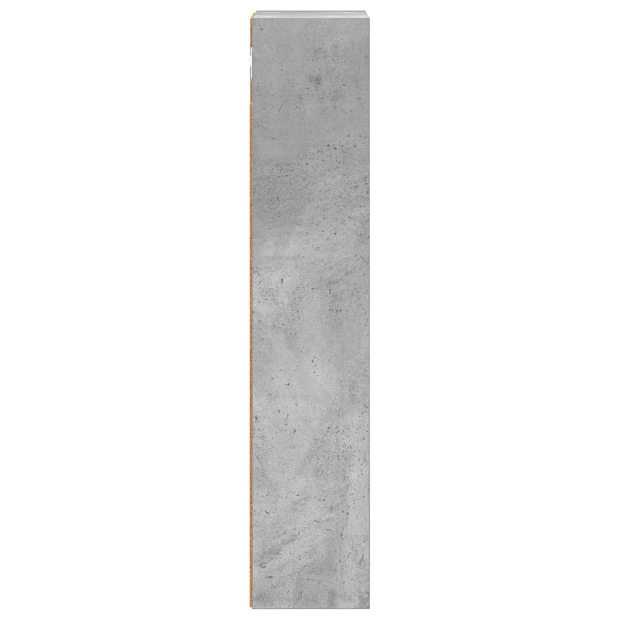 Badkamer wandkast met plank Beton Grijs 20 x 14 x 70 cm