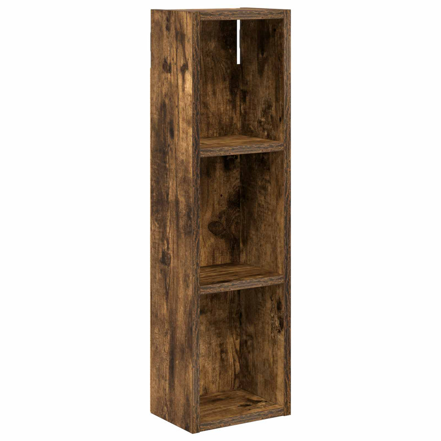 Badkamer wandkast met plank Gerookte Eik 20 x 14 x 70 cm