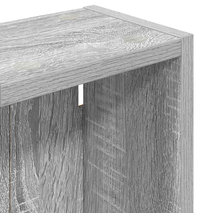 Badkamer wandkast met plank Grijze Sonoma 20 x 14 x 70 cm