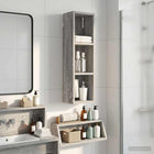 Badkamerwandkast 20x14x70 cm grijs Sonoma