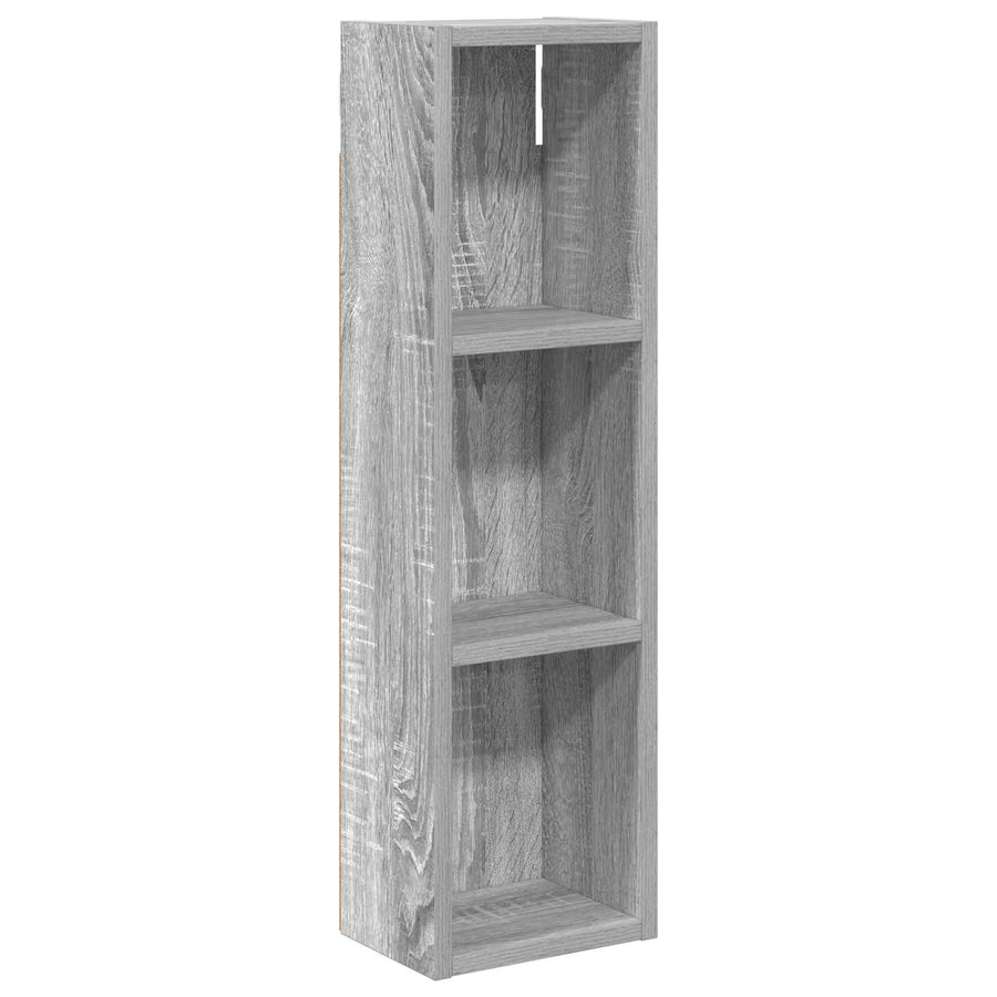Badkamer wandkast met plank Grijze Sonoma 20 x 14 x 70 cm